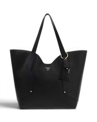 Guess Borsa Darcy Large 2 in 1 Tote Donna Nero in Materiale