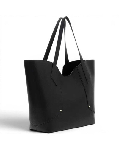 Guess Borsa Darcy Large 2 in 1 Tote Donna Nero in Materiale