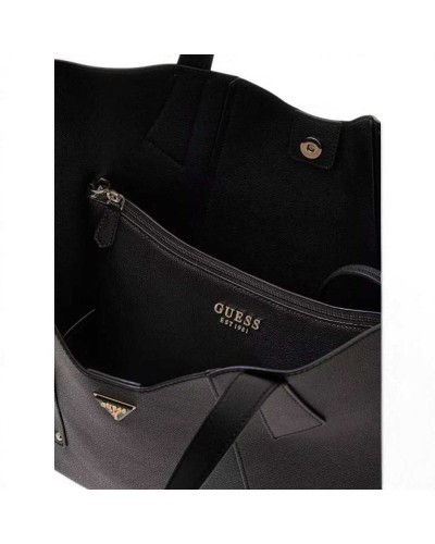 Guess Borsa Darcy Large 2 in 1 Tote Donna Nero in Materiale