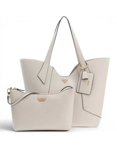 Guess Borsa Darcy Large 2 in 1 Tote Donna Stone in
