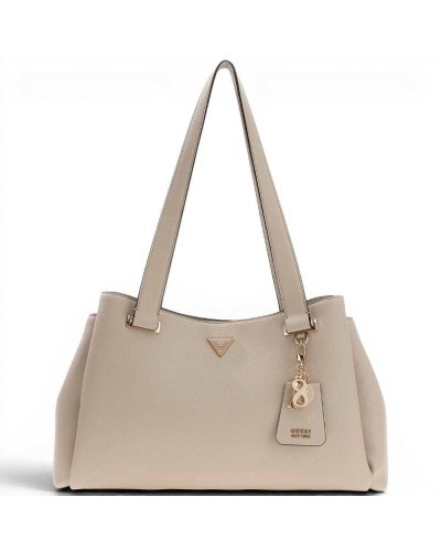 Guess Evie Girlfriend Carryall Tasche Damen Light Taupe aus