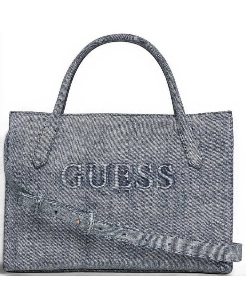 Guess Jodi Tote Tasche Damen Denim aus Baumwollstoff mit