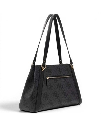 Guess Borsa Karnilla Logo Girlfriend Carryall Donna Coal in