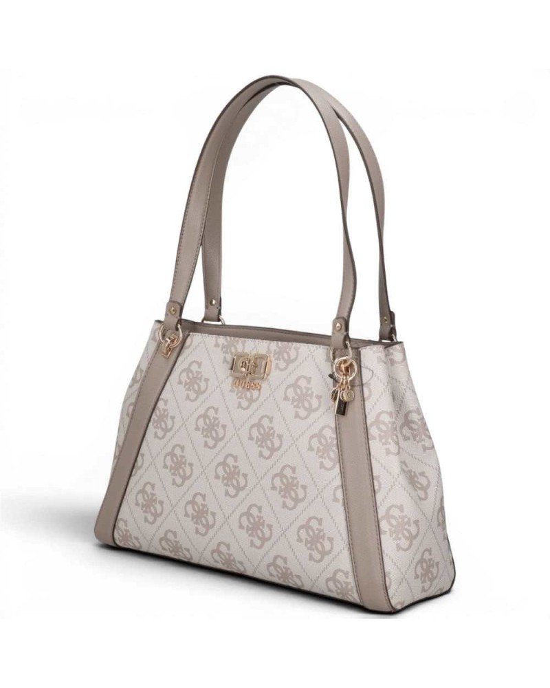 Guess Borsa Karnilla Logo Girlfriend Carryall Donna Dark