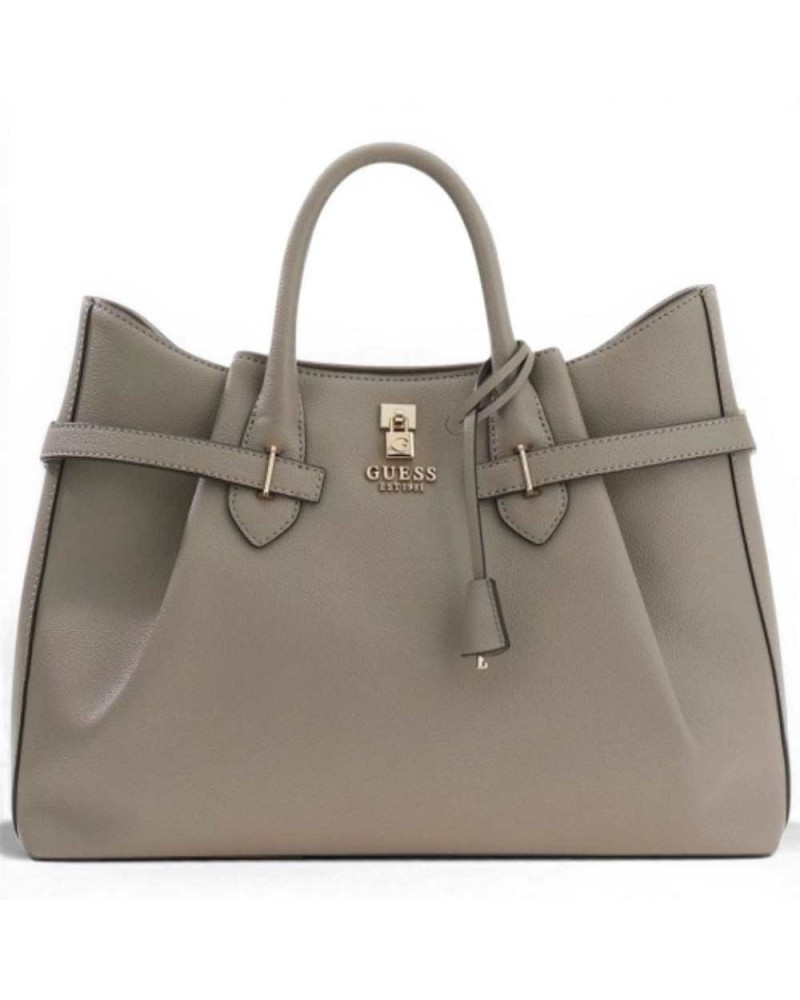 Guess Borsa Yesba Saffiano Girlfriend Satchel Donna Dark