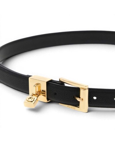 Guess Yesba Basic Gürtel Damen Schwarz aus