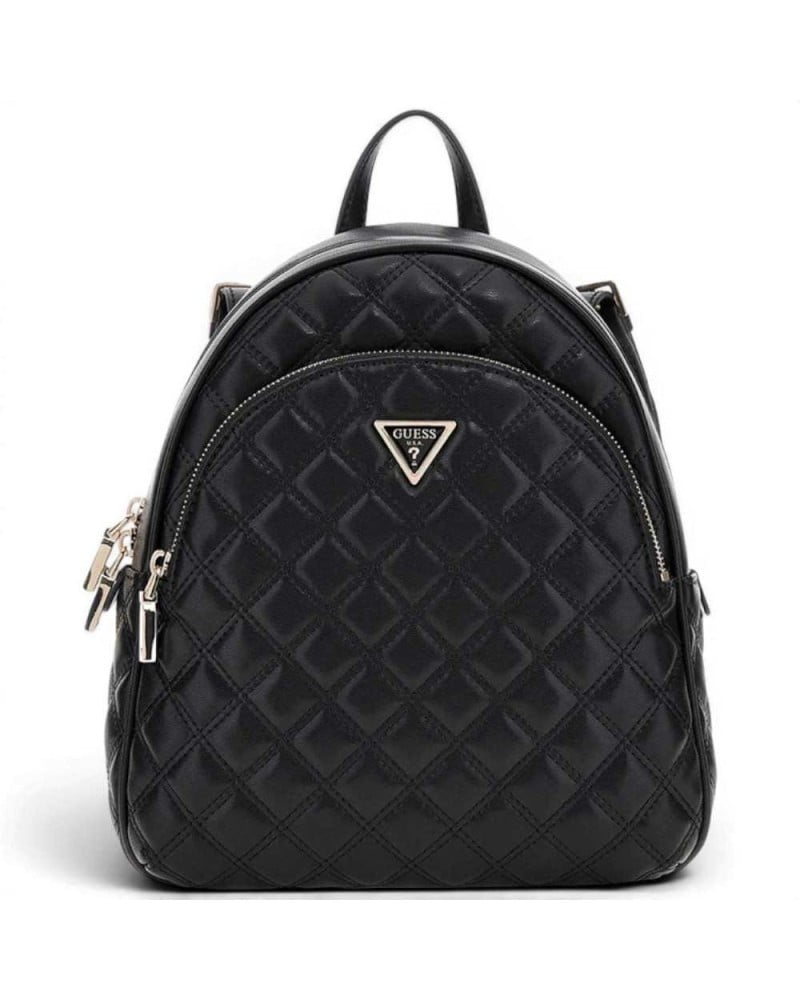 Guess Mochila Giully II Dome Mujer Negro Acolchado en