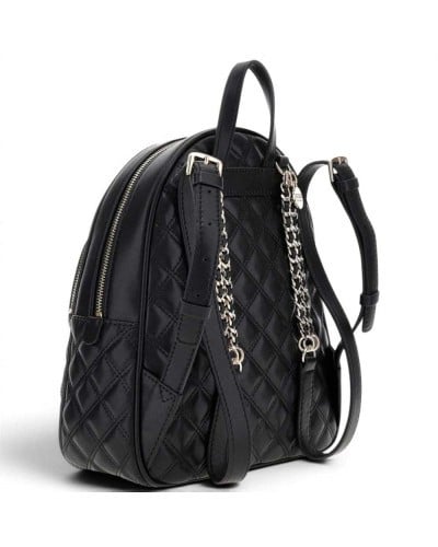Guess Mochila Giully II Dome Mujer Negro Acolchado en