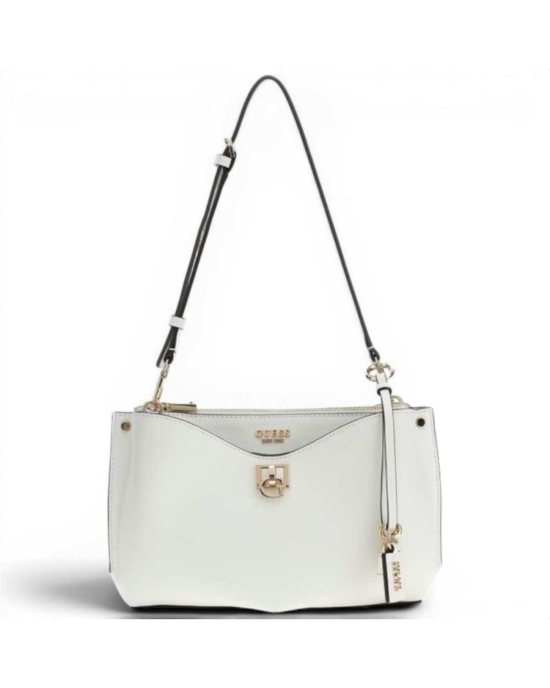 Guess Bianca Schultertasche Damen Weiß aus