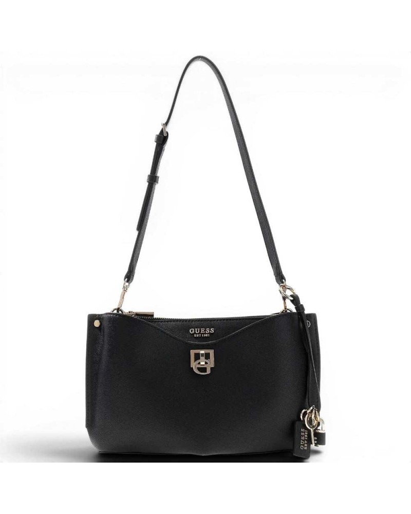 Guess Bianca Schultertasche Damen Schwarz aus