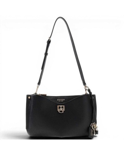 Guess Bianca Schultertasche Damen Schwarz aus