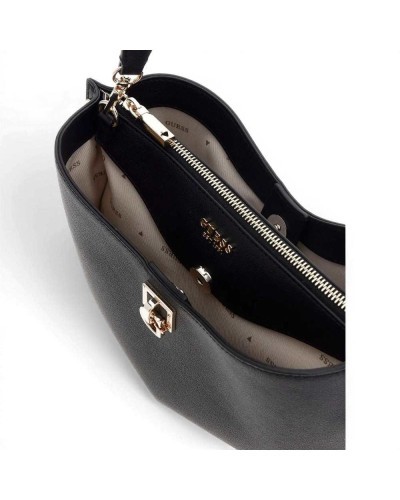 Guess Bianca Schultertasche Damen Schwarz aus