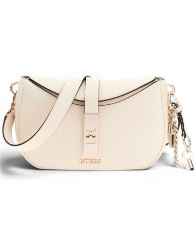 Guess Borsa a Spalla Brooke Shoulder Bag Donna Off White in