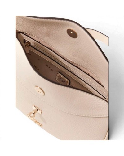 Guess Brooke Schultertasche Damen Off White aus
