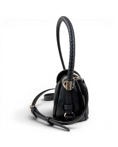 Guess Borsa a Spalla Danya Flap Donna Nero in Materiale