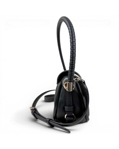 Guess Borsa a Spalla Danya Flap Donna Nero in Materiale