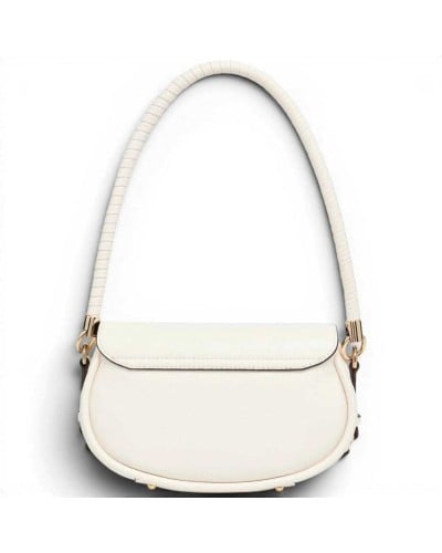 Guess Danya Flap Schultertasche Damen Off White aus