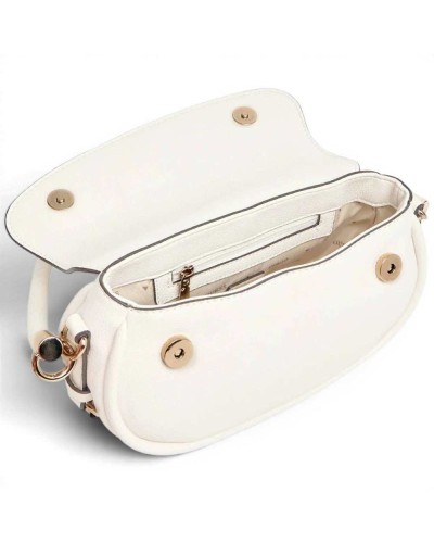 Guess Danya Flap Schultertasche Damen Off White aus