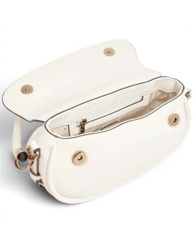 Guess Danya Flap Schultertasche Damen Off White aus