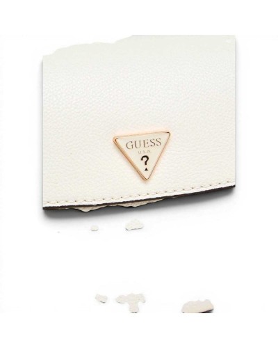 Guess Danya Flap Schultertasche Damen Off White aus