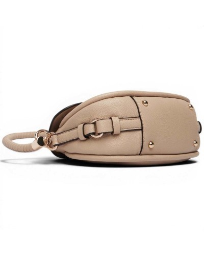 Guess Borsa a Spalla Danya Flap Donna Taupe in Materiale