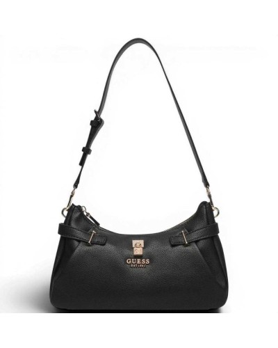 Guess Yesba Shoulder Bag Women Black Synthetic Material
