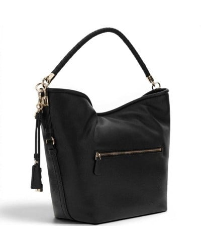 Guess Borsa Danya Hobo Bag Donna Nero in Materiale