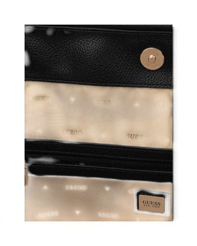 Guess Borsa Danya Hobo Bag Donna Nero in Materiale