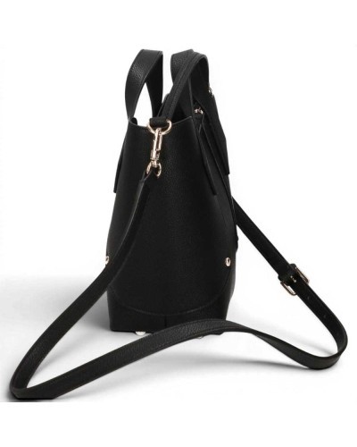 Guess Borsa Darcy Mini Tote Donna Nero in Materiale