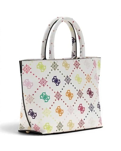 Guess Borsa Emelie Logo Mini Tote Donna Multi Logo in
