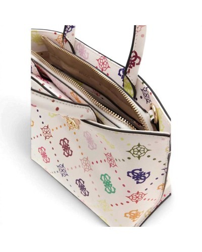 Guess Borsa Emelie Logo Mini Tote Donna Multi Logo in