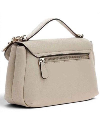 Guess Borsa Evie Top Handle Flap Donna Light Taupe in
