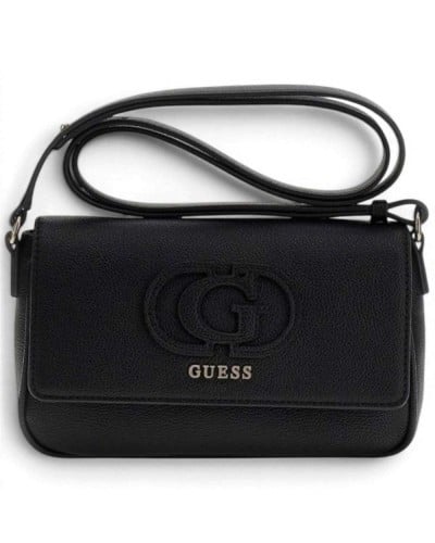 Guess Borsa Isola Convertible Crossbody Flap Donna Nero in