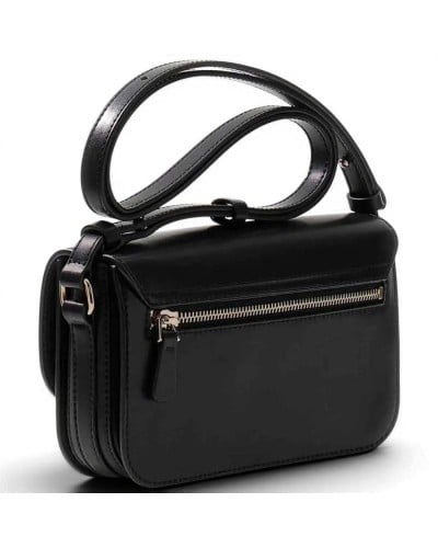Guess Borsa Janie Convertible Crossbody Flap Donna Nero in