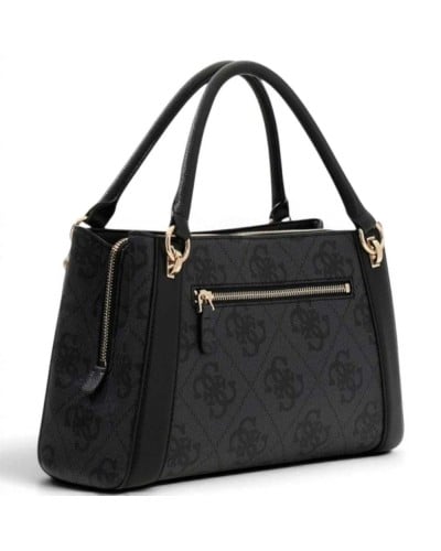 Guess Borsa Karnilla Logo Gfriend Satchel Donna Coal Logo