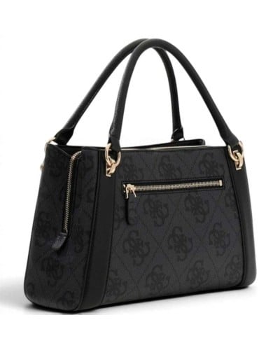 Guess Borsa Karnilla Logo Gfriend Satchel Donna Coal Logo
