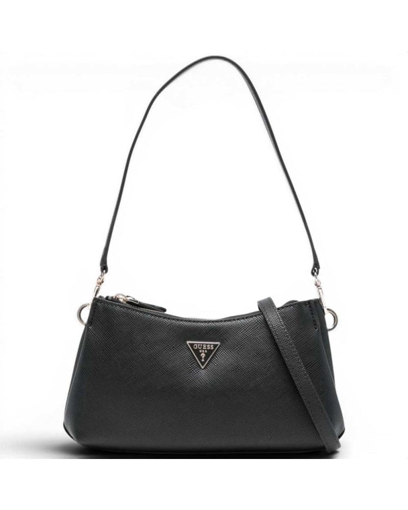Guess Borsa Noelle II Shoulder Crossbody Donna Nero in
