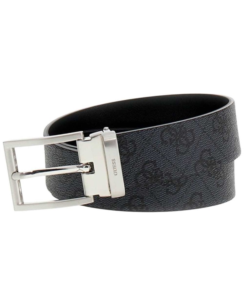 Guess Cintura Milano Reversible & Adjustable H35 Uomo Nero