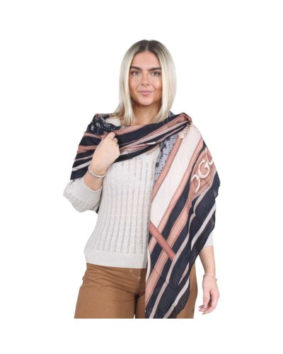 Guess Carrie Logo Kefiah Max 130x130 Halstuch Damen