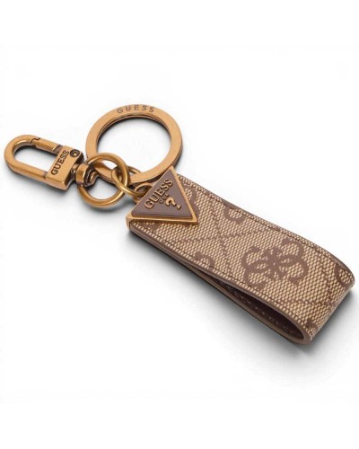 Guess Milano Keyring Schlüsselanhänger Herren Beige Brown