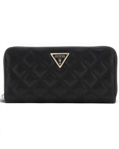 Guess Giully II SLG Large Zip Around Wallet Women Black
