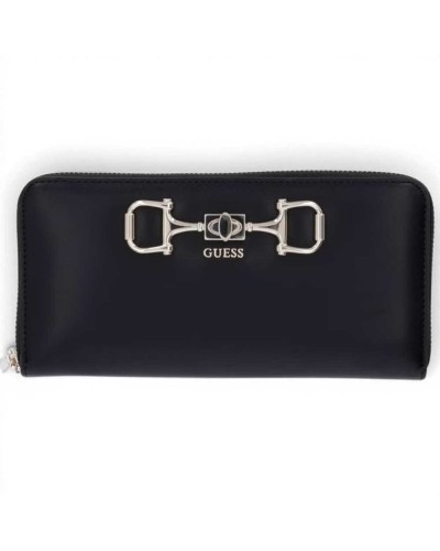 Guess Janie SLG Large Zip Around Wallet Women Black