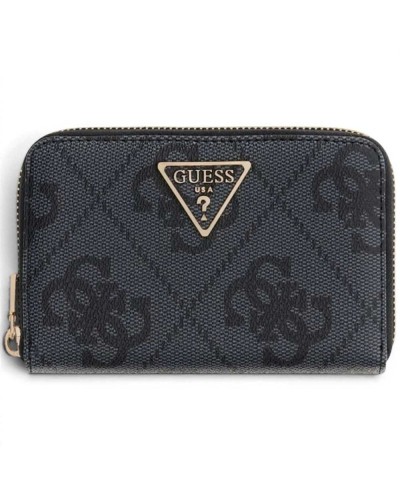 Guess Laurel II SLG Medium Zip Around Wallet Women Coal