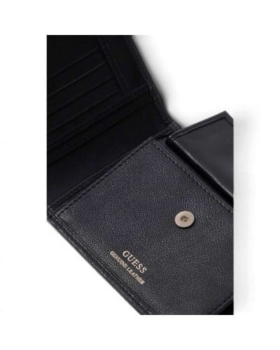 Guess Cartera Monaco Bifold M SLG Hombre Negro en Piel