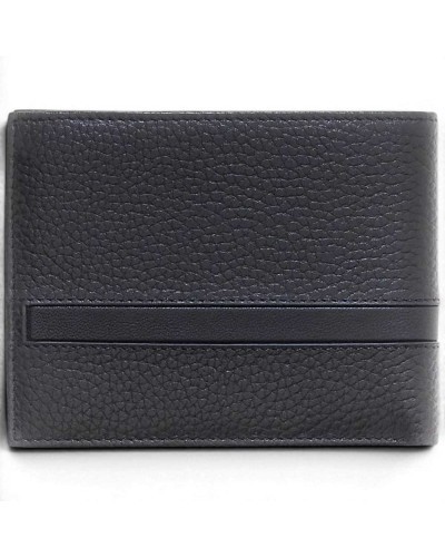 Guess Cartera Monaco Bifold M SLG Hombre Negro en Piel