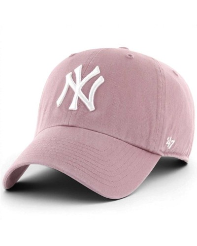 '47 Brand Clean Up New York Yankees Kappe Unisex Mauve mit