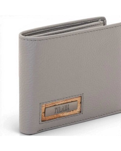 Alviero Martini 1 Classe Portafoglio Western Leather Uomo Grigio City in Pelle