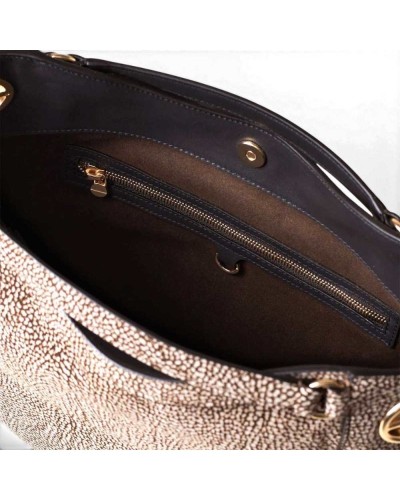 BORBONESE Women’s London Bag Brown - 91010263-619-306