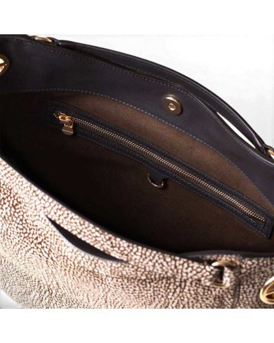 BORBONESE Women’s London Bag Brown - 91010263-619-306