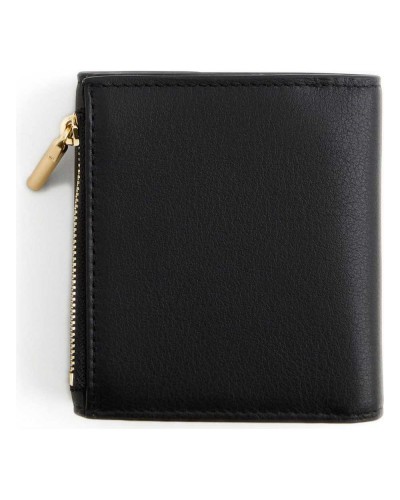 Borbonese Cartera Small con Monedero Exterior Mujer Nero en Piel Pashmina
